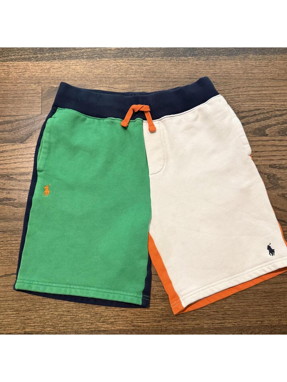 Polo Ralph Lauren Sweat Colorblock Shorts Youth Size Medium 10-12